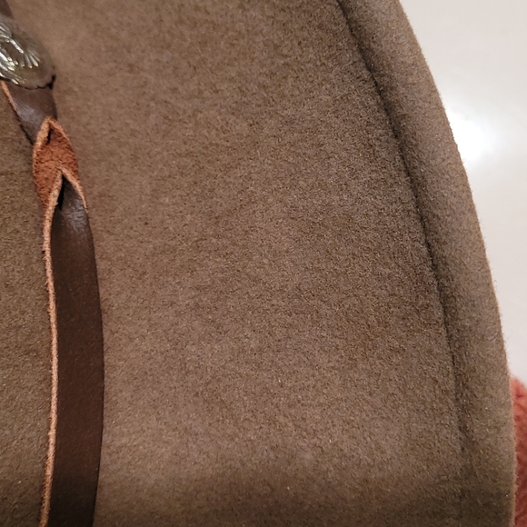 ELAN BLANC Hat w/ leather hat band, EUC, XL - Picture 6 of 10